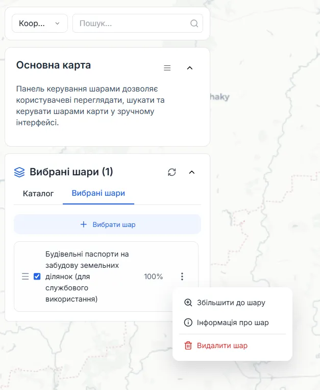 Вибрані шари