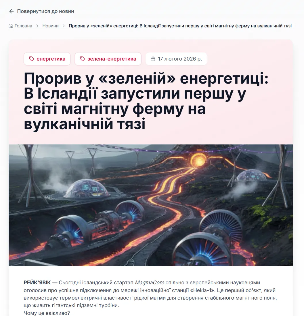 Перегляд новин